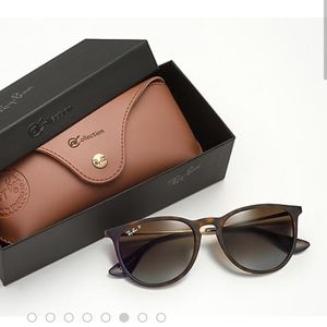 Ray Ban Polarized Erika Glasses Tortoise/Gold